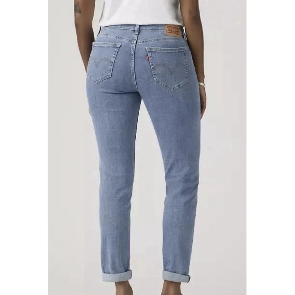 Levi's Sculpt Boyfriend Tapered Leg Mid‎ rise Jeans Size 10 W31 L28 NWT
